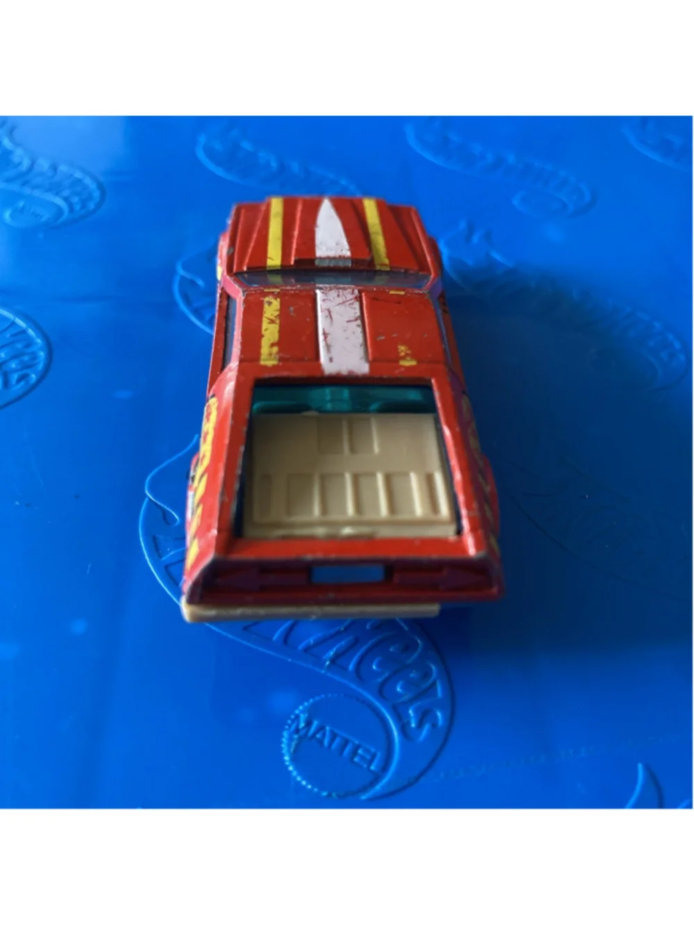 1979 Hot Wheels DELOREAN #10 Good Year Turismo Mattel VINTAGE Toy Car Red